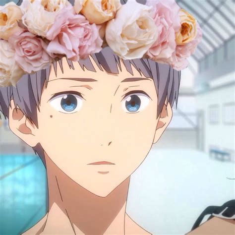 Anime Boy Flower Crown