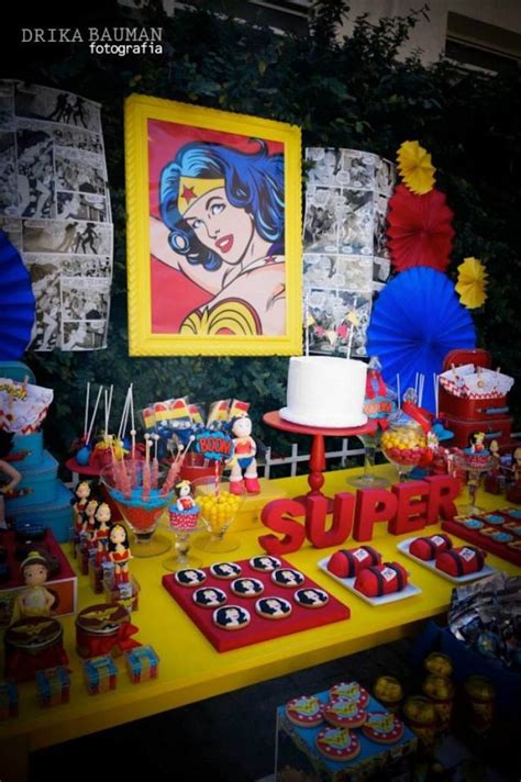Wonder Woman Birthday Party Ideas Party Ideas