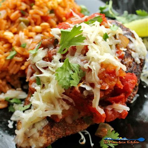 Sprinkle chicken with salt and pepper. Baked Mango Salsa Chicken