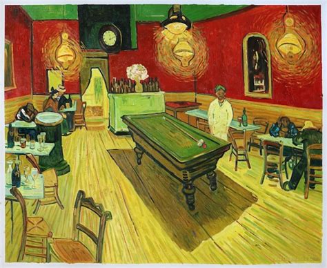 The Night Cafe Vincent Van Gogh Hand Painted Oil Painting Etsy