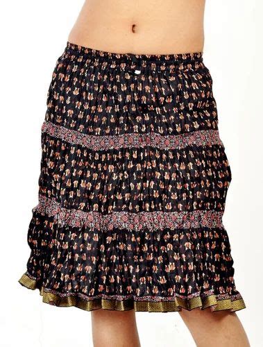 Pure Cotton Designer Short Skirts At Rs 390piece In Jaipur Id