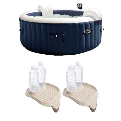 Intex Intex Purespa 4 Person Inflatable Portable Hot Tub With Cup