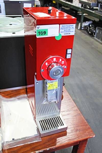 lot 109 new grindmaster 875 coffee grinder vision equipment