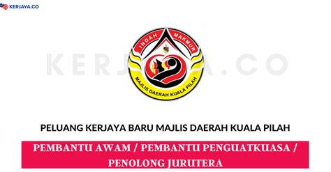 Pembantu perhubungan perusahaan gred s19; Jawatan Kosong Terkini Majlis Daerah Kuala Pilah ...