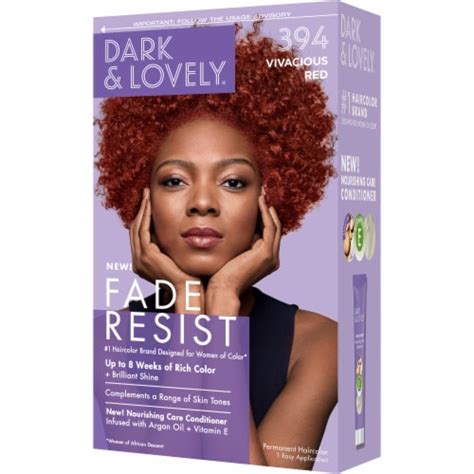 Dark Lovely 394 Vivacious Red Permanent Hair Color 1 Ct Kroger