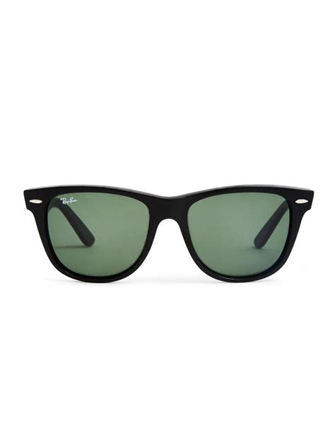 ray ban wayfarer sunglasses large rb2140 901 black in black for men lyst