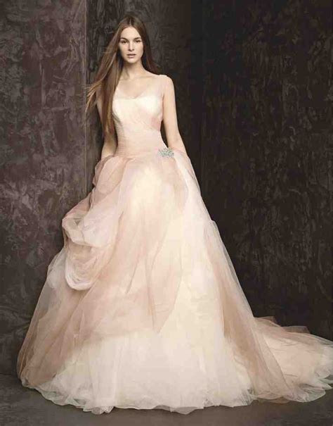 Pink Wedding Dress Davids Bridal Wedding And Bridal Inspiration