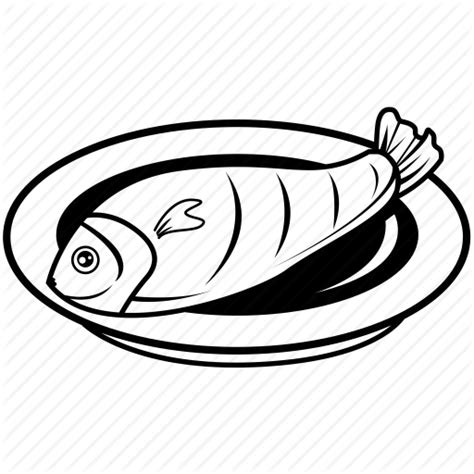 Fried Fish Coloring Coloring Pages
