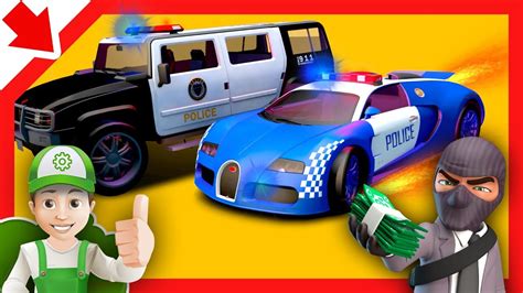 Ver los dibujos de policias: Carros de policias para niños. Dibujos animados policia ...