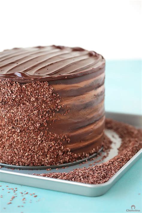 With this cake pan converter, this will never be a problem again! Twelve layers of chocolate cake filled with alternating ...