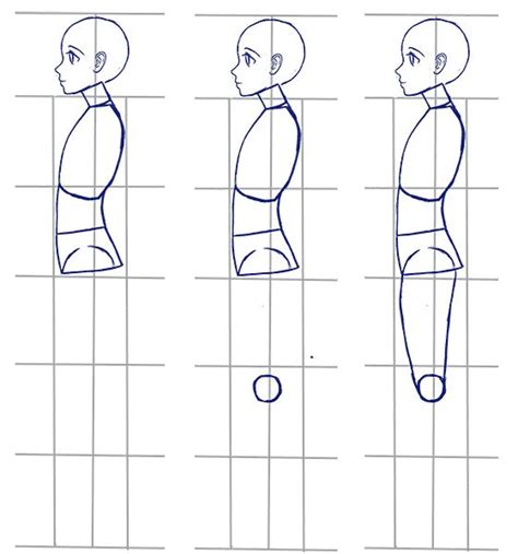 This tutorial is a bit advanced, but. How to Draw Anime Side View - Full Body Profile | Anime ...