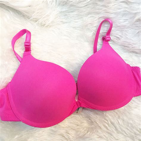 Women S 30 38 AA A B Cup Push Up Bras Front Closure Plunge Bra Deep V