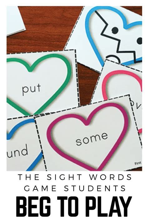 Sight Words Flashcards Game For First Grade Sight Word Flashcards