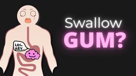 Can You Swallow Chewing Gum Is Swallowing Chewing Gum Dangerous What Happens If You Swallow