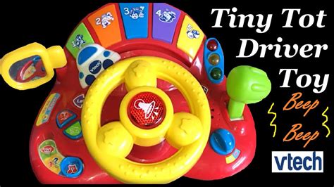 Vtech Tiny Tot Driver Kids Steering Wheel Activity Toy Youtube