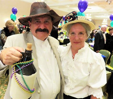 Villages Louisiana Club Breaks Out Movie Costumes For Early Mardi Gras