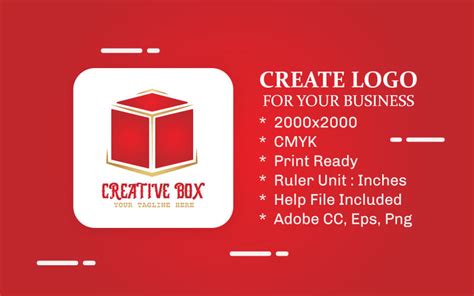 Creative Box Vector Logo Template 199798 Templatemonster