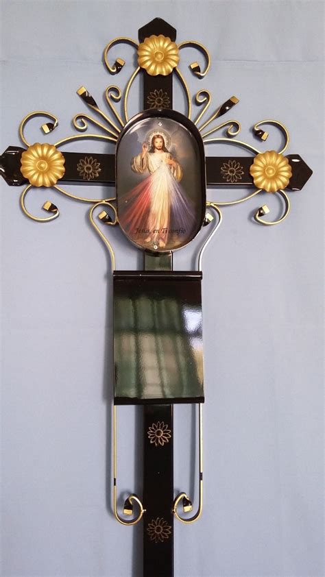 Cruz Metálica, Cruz Para Panteón 1.30 Mts. Alto Nicho - $ 800.00 en