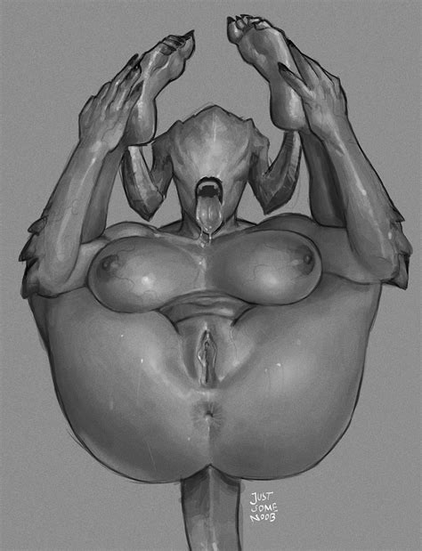 Rule 34 Anal Areola Areolae Asshole Black And White Demon Demon Girl