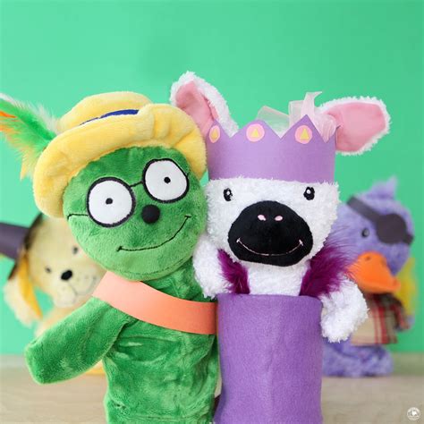 Using Puppets To Make Up Stories Is A Great Way To Encourage Creativity