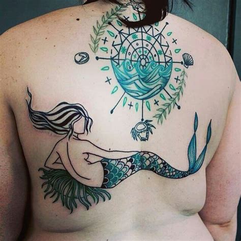 48 Awesome Ocean Tattoo Idea For Anyone Who Loves The Azure Water Bodies Blurmark Mermaid