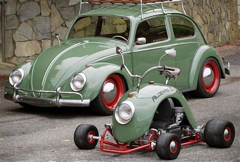 When Vw Bug Gets Turned Into A Kart Volkswagen Beetle Vintage