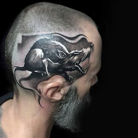 Benedict palermi, from brooklyn, ny, and now from honolulu, hawaii has been a hair stylist for 25 years. 100 Head Tattoos For Men - Masculine Ink Design Ideas