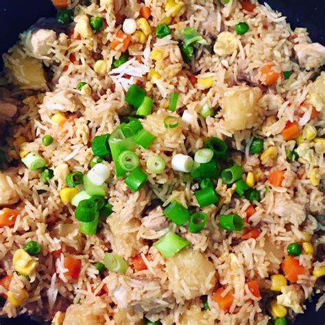 1/4 cup of soy sauce. Healthy Chicken and Pineapple Fried Rice Recipe
