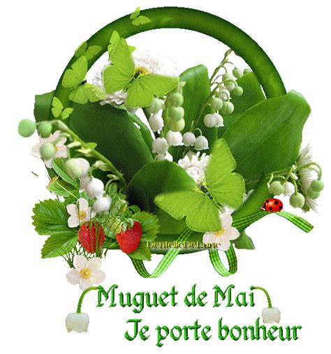 C'est une tradition bien ancrée : muguet-de-mai-je-porte-bonheur-gif-animé-avec-papillons ...