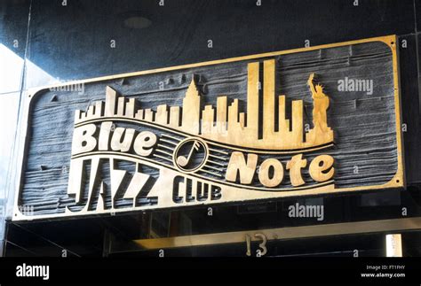 The Blue Note Jazz Club In Greenwich Village In New York City Stock