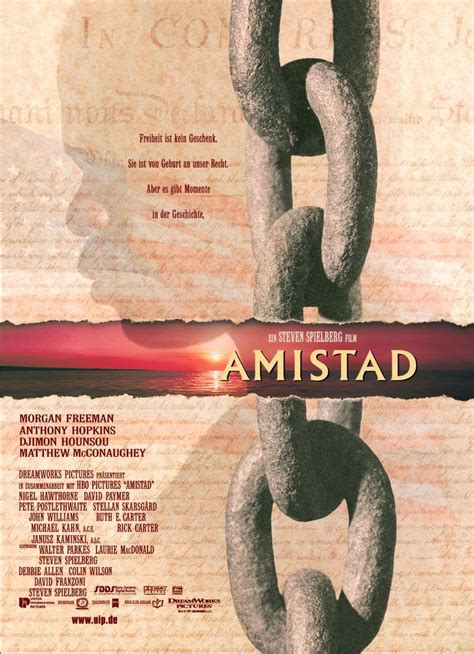 Morgan freeman, nigel hawthorne, anthony hopkins and others. Amistad (#1 of 2): Extra Large Movie Poster Image - IMP Awards