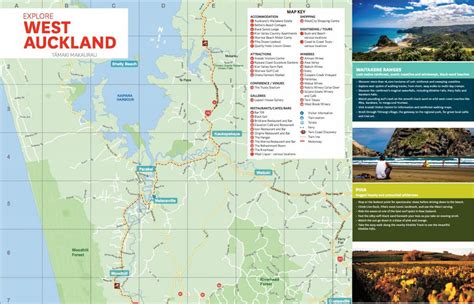 West Auckland Map Map Of West Auckland New Zealand