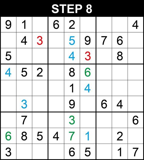 Step-by-Step Sudoku Solution