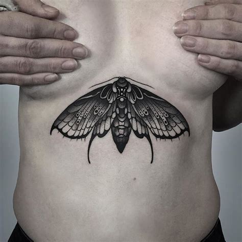 17 Best Images About Sternum Tattoo ♢ On Pinterest Moth