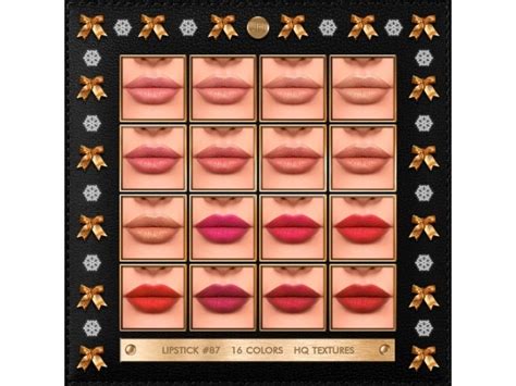 Julhaos Cosmetics Cc2020 Lipstick 87 Los Sims 4 Download