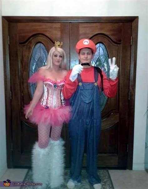 Princess Peach And Mario Couples Halloween Costume