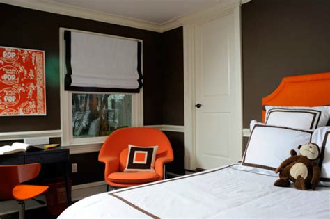 Maybe you would like to learn more about one of these? Orange Headboard - Contemporary - boy's room - Morgan ...