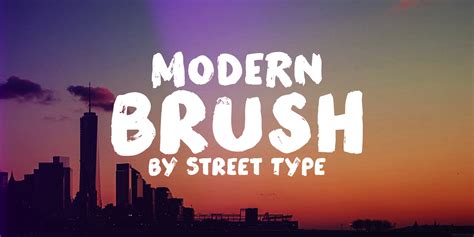 Modern Brush Premium Font Urban Fonts