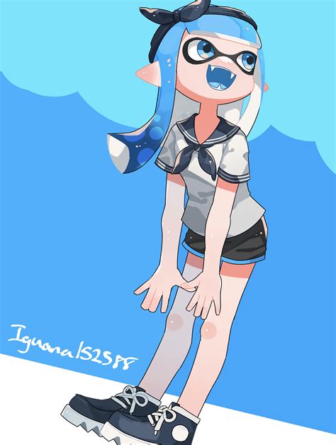 Inkling And Inkling Girl Splatoon And 1 More Drawn By Iguana152588
