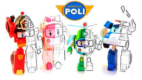 Print coloring page download pdf. Robocar Poli coloring pages for kids - YouTube