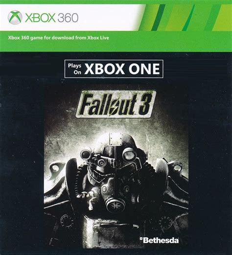 Fallout 3 Xbox 360xbox One Código 25 Dígitos R 2000 Em Mercado