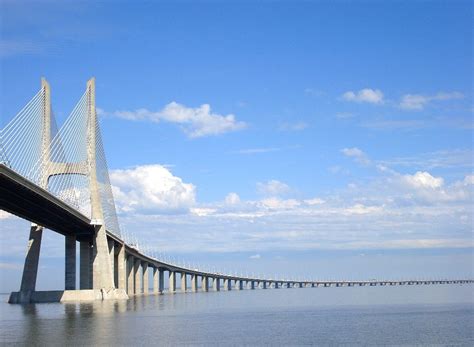 The bridge was named after the portuguese explorer vasco da gama, who discovered the sea route to india in the 15th century. The Vasco da Gamma Bridge - The Longest Bridges of the World