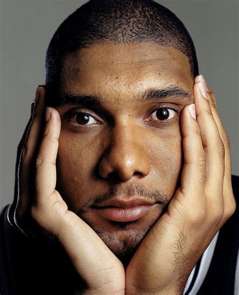 Tim Duncan Poses During A Photo Shoot On Aug 14 2003 In New York City