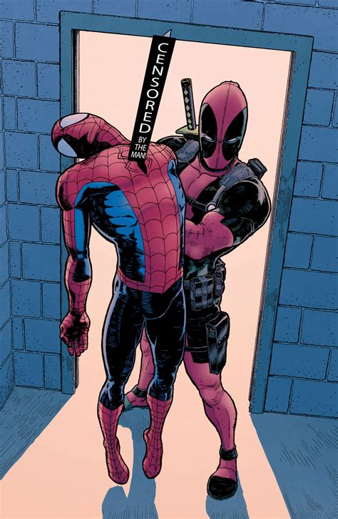 Spider Man Vs Deadpool By Aaron Kuder Spiderman Marvel Posters Deadpool