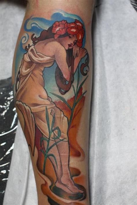 Best Looking Art Nouveau Tattoo Love The Style Tattoos For Women