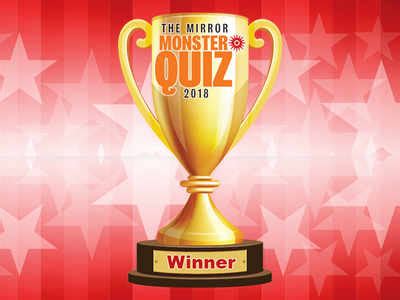 The webs easiest quiz maker. winners: The Mirror Monster Quiz Winners