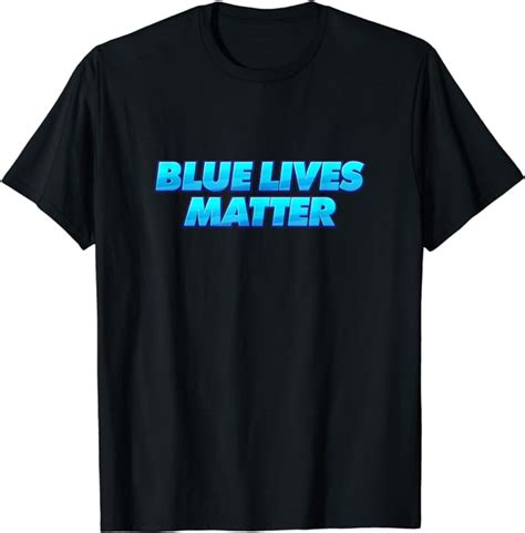Back The Blue Lives Matter T Shirt Clothing Shoes And Jewelry