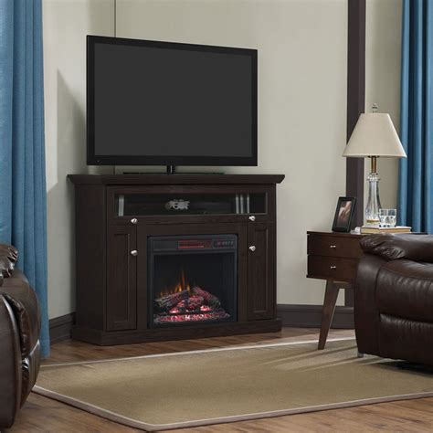 Classic Flame Windsor Corner Electric Fireplace And Tv Stand Espresso