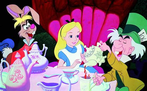 Alice In Wonderland Cartoon Backgrounds Disney Wonderland HD Wallpaper