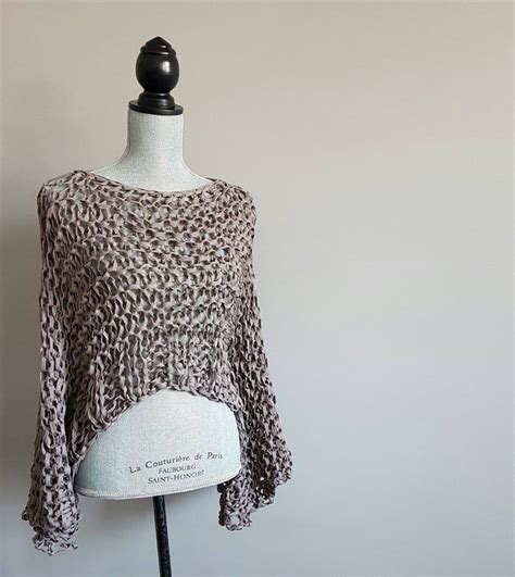 Knitting Pattern For Go With The Flow Jersey Easy Knit Etsy Loose